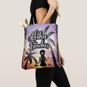 Bolso De Tela Aloha playas sol y playa personalizada