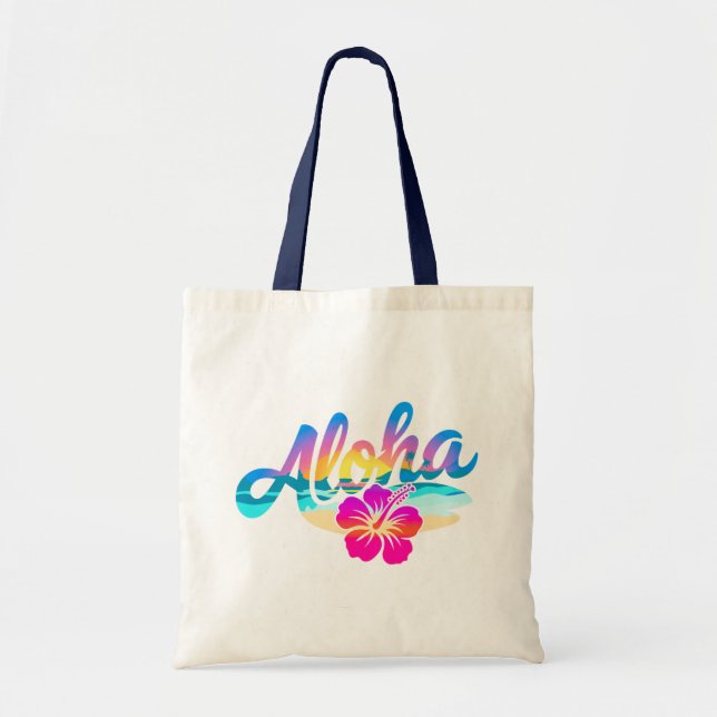 Bolso De Tela Aloha Summer (Frente)