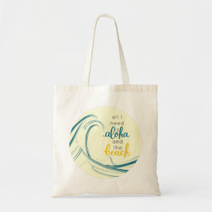 Bolso De Tela Aloha Tote Bag Todo lo que necesito es Aloha (espa