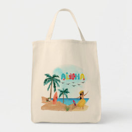 Bolso De Tela Aloha Vibes Tote Bag de Hawaii