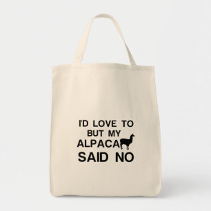 BOLSO DE TELA ALPACA DIJO NO