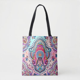 Bolso De Tela Alphabet A mandala