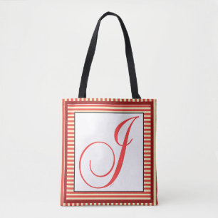 BOLSO DE TELA ALPHABET INITIAL J MONOGRAM