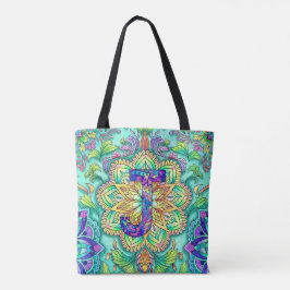 Bolso De Tela Alphabet J mandala