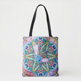 Bolso De Tela Alphabet L mandala