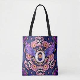 Bolso De Tela Alphabet O mandala