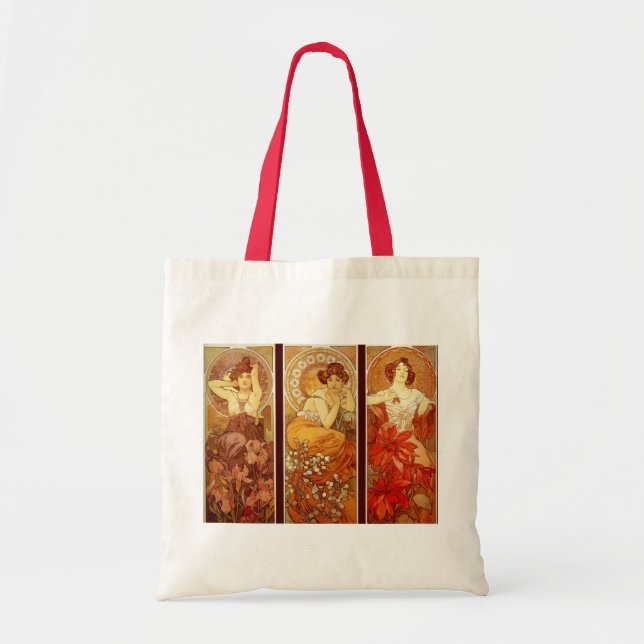 Bolso De Tela Alphonse Mucha (Frente)
