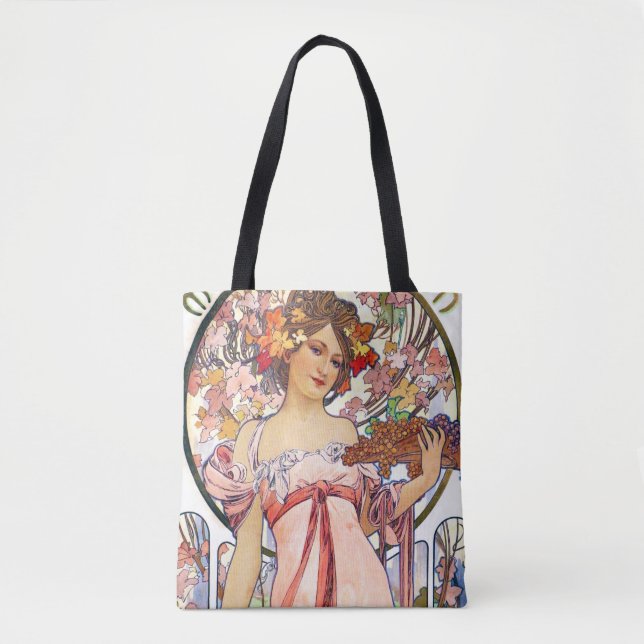 Bolso De Tela Alphonse Mucha (Anverso)