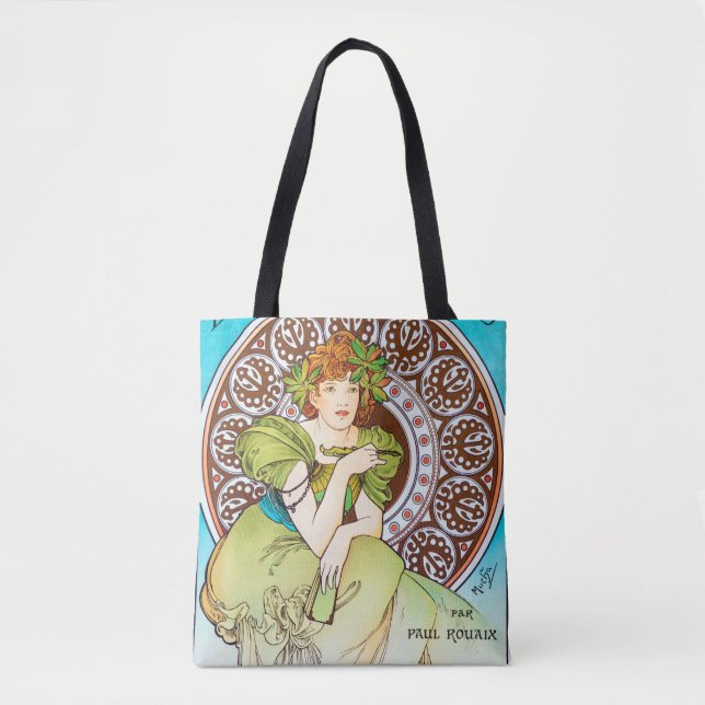 Bolso De Tela Alphonse Mucha (Anverso)