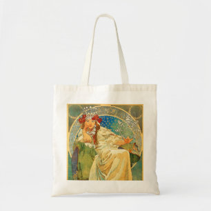 Bolso De Tela Alphonse Mucha Art Nouveau Princess Hyacinth