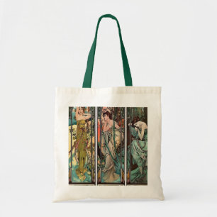 Bolso De Tela Alphonse Mucha arte, art nouveau, vintage, hembras