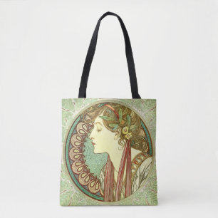 Bolso De Tela Alphonse Mucha Laurel GalleryHD
