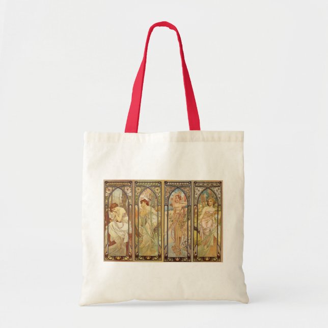 Bolso De Tela Alphonse Mucha - Maestro Art Nouveau (Frente)