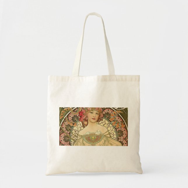 Bolso De Tela Alphonse Mucha - Maestro Art Nouveau (Frente)