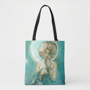 Bolso De Tela Alphonse Mucha Moonlight Clair De Lune Art Nouveau