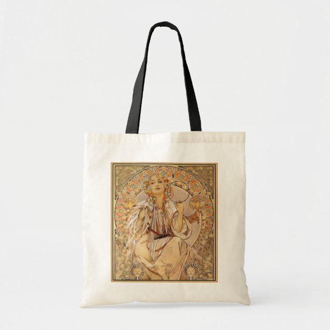 Bolso De Tela Alphonse Mucha - Slavia (Frente)
