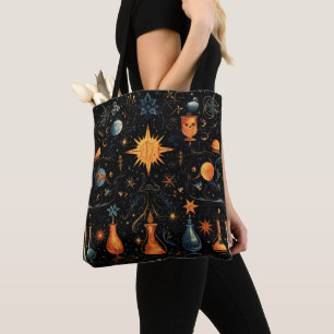 Bolso De Tela Alquimia mágica oscura