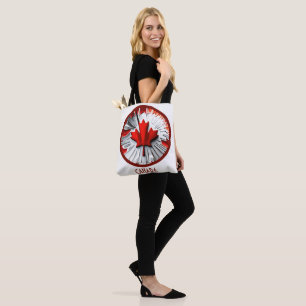 Bolso De Tela Altered Maple Leaf: Un giro creativo canadiense