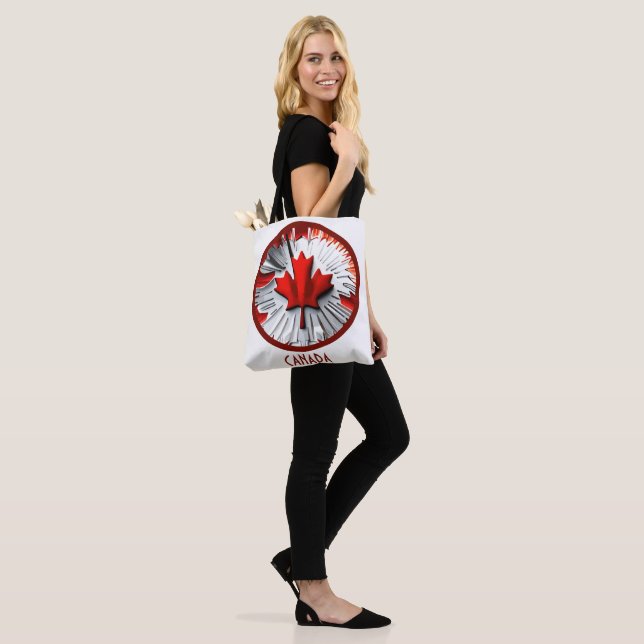 Bolso De Tela Altered Maple Leaf: Un giro creativo canadiense (Puesto)