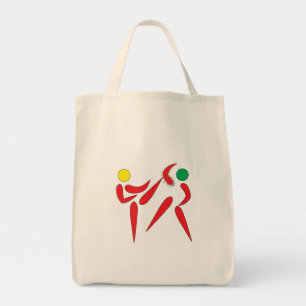 Bolso De Tela Alto tono