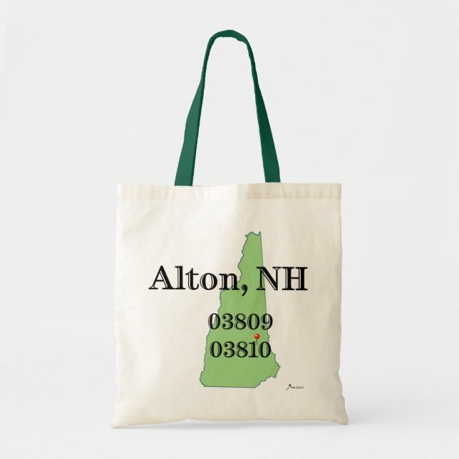 Bolso De Tela Alton, NH Tote Bag (Frente)