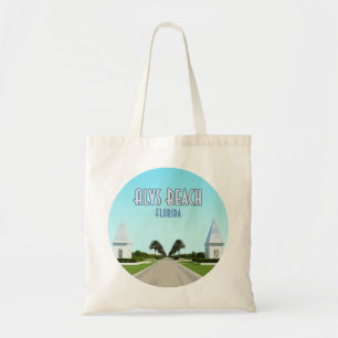 Bolso De Tela Alys Beach Florida Vintage de la Costa del Golfo