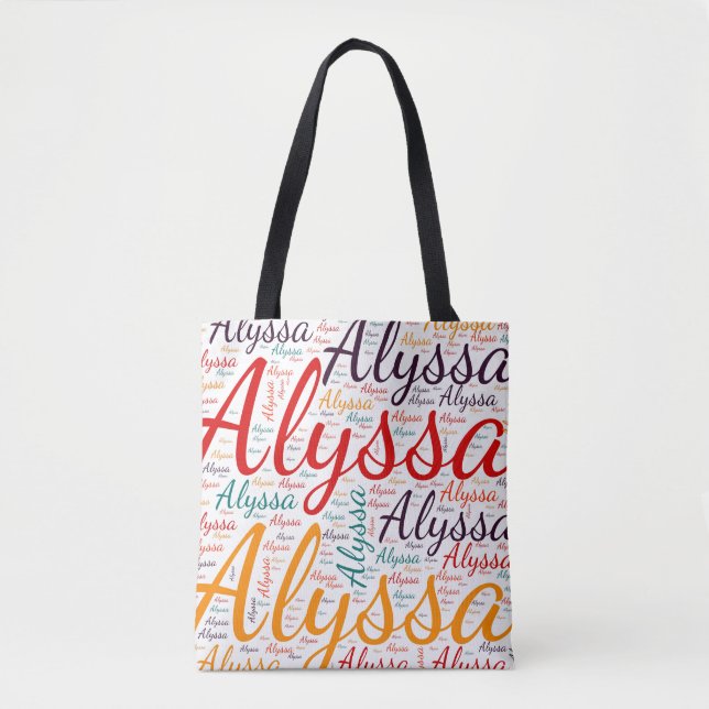Bolso De Tela Alyssa (Anverso)