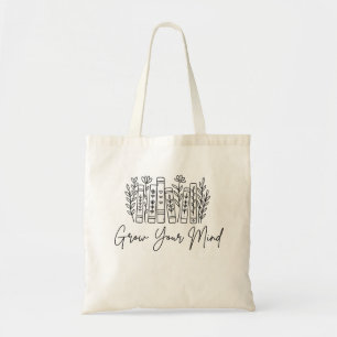 Bolso De Tela Ama el Libro Crece Tu Mente Leer es Amar 