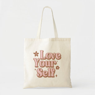Bolso De Tela Ama tu propio Groovy Retro Vibes de 70 años