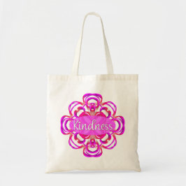 Bolso De Tela Amabilidad en Mandala rosa