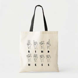 Bolso De Tela Amabilidad, Lenguaje de Señas Americano ASL - Grap