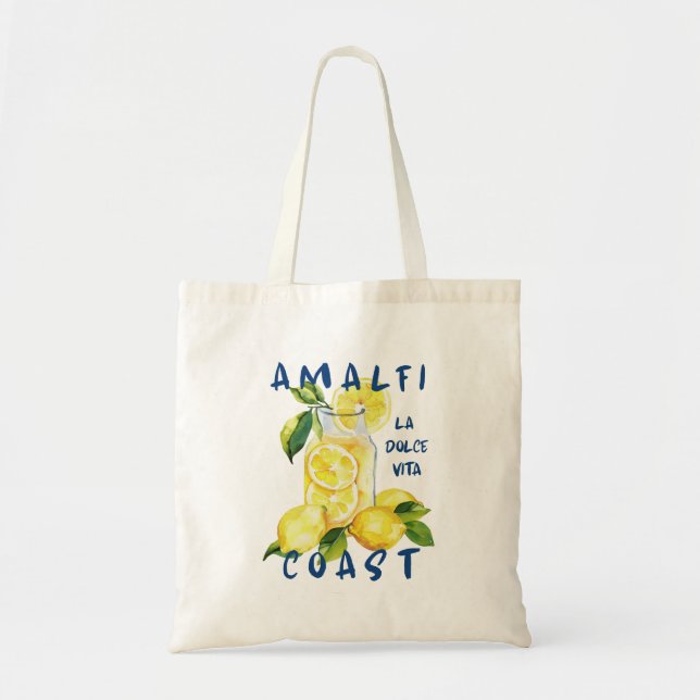 Bolso De Tela Amalfi Coast La Dolce Vita – Italian Limoncello (Frente)