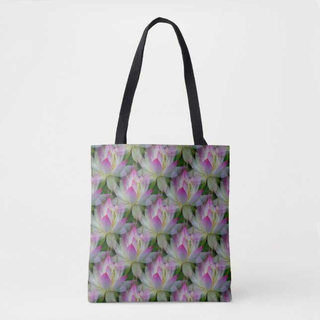 Bolso De Tela Amando Lotus... (Anverso)