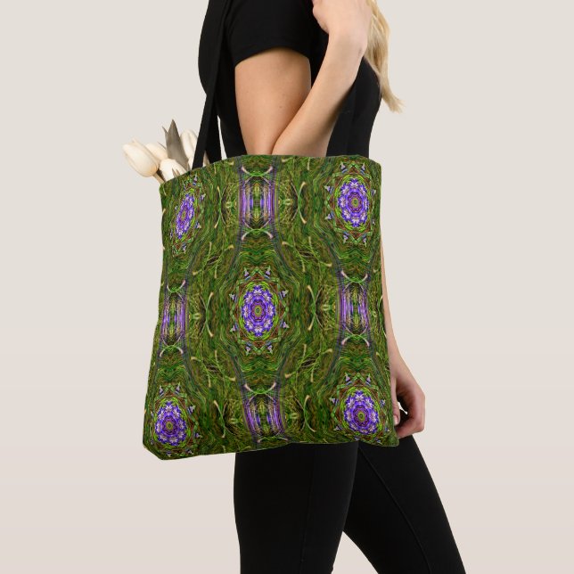 Bolso De Tela Amando Lupines...... (Detalle)