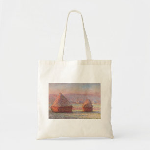 Bolso De Tela Amanecer de Escarcha Blanca de Claude Monet (Hayst