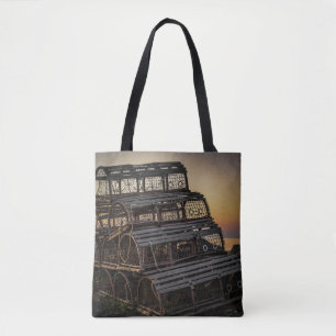 Bolso De Tela Amanecer de la trampa de langosta