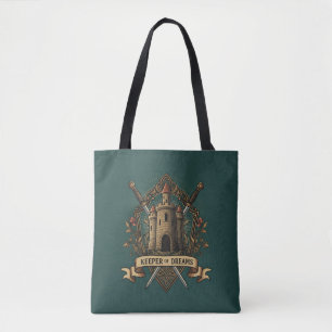 Bolso De Tela "Amanecer de sueños" encantado Castillo Tote Bag