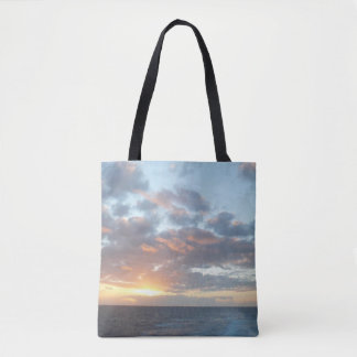 Bolso De Tela Amanecer en el mar I Pastel