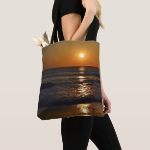 Bolso De Tela Amanecer en la playa de Shirley Taylor