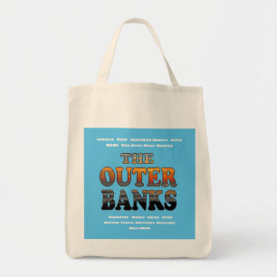 Bolso De Tela Amanecer en Outer Banks Texto Y Pueblos OBX