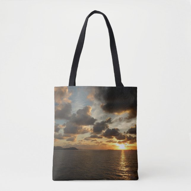 Bolso De Tela Amanecer en St. Thomas I Islas Vírgenes Estadounid (Anverso)