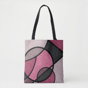 Bolso De Tela Amanecer rosa , abstracto
