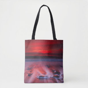 Bolso De Tela Amanecer sobre el mar tempestuoso