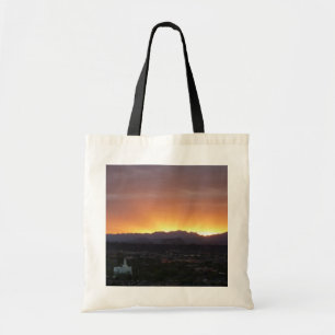 Bolso De Tela Amanecer sobre el paisaje de St. George Utah
