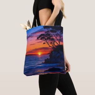 Bolso De Tela Amanecer tropical