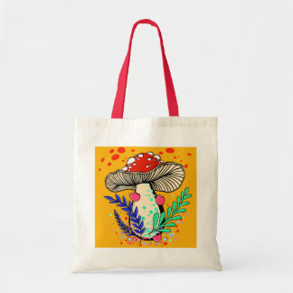 Bolso De Tela Amanita Mushroom Tote Bag