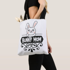 Bolso De Tela Amante de conejo de mamá de conejo