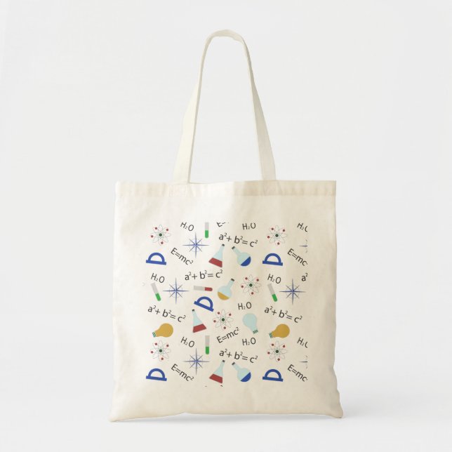 Bolso De Tela amante de la ciencia (Frente)