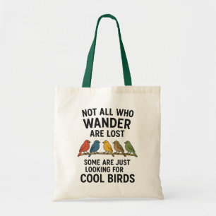 Bolso De Tela Amante de la naturaleza errante que busca pájaros