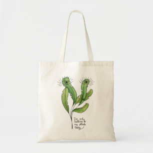 Bolso De Tela Amante de la planta de juego de palabras graciosa 